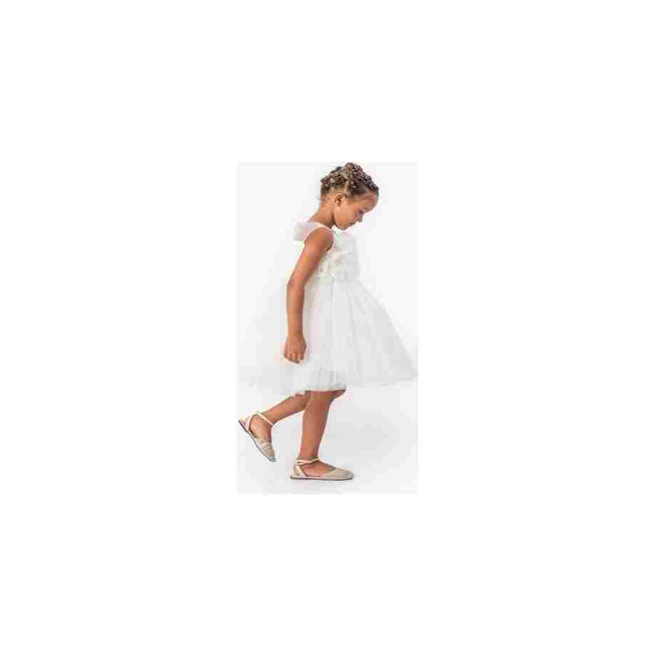 elegantna haljinica 6-9 godina bela detalj