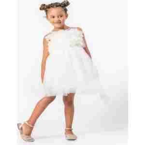 elegantna haljinica 6-9 godina bela