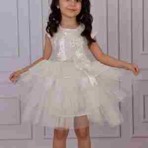 elegantna haljinica 1-4 god bela boja