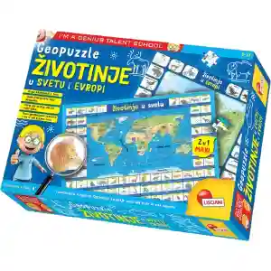 Mali genije edukativna slagalica - Životinje u svetu