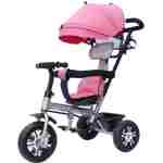 tricikl za decu zeleni i roze sa tendom