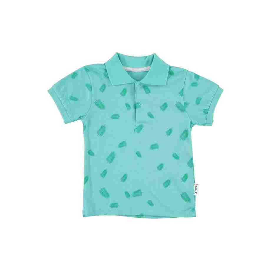 Polo majica za dečake sa kragnom u mint boji