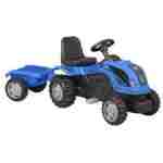 traktor sa prikolicom 956 plavi za decu