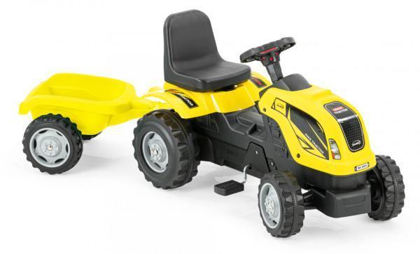 traktor sa prikolicom 956 žuti za decu