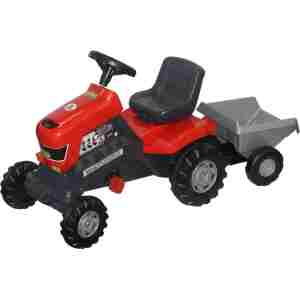 traktor na pedale 052681 za decu sa uklonjivom prikolicom