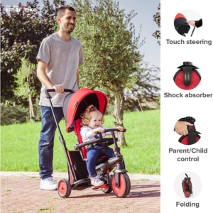 SMART TRIKE TRICIKL STR3 PLUS - CRVENI - Slika 4