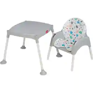 STOLICA ZA HRANJENJE 2U1 614 SIVA