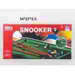 Snuker set Snuker set — mini stoni bilijar sa 15 kuglica, štakama i kredom
