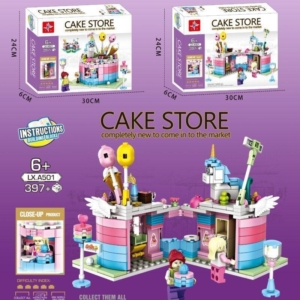 Kocke poslastičarnica Kocke poslastičarnica set od 390+ delova sa kolačima i figurama