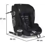 AUTO SEDIŠTE CANGAROO Force 76-150 cm – Black AUTO SEDIŠTE CANGAROO Force 76-150 cm – Black - Slika 2