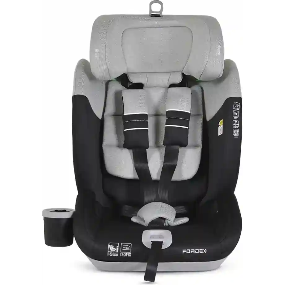 AUTO SEDIŠTE CANGAROO Force 76-150 cm – Grey Auto sediste Force 76 150 cm Grey podesiv naslon za glavu