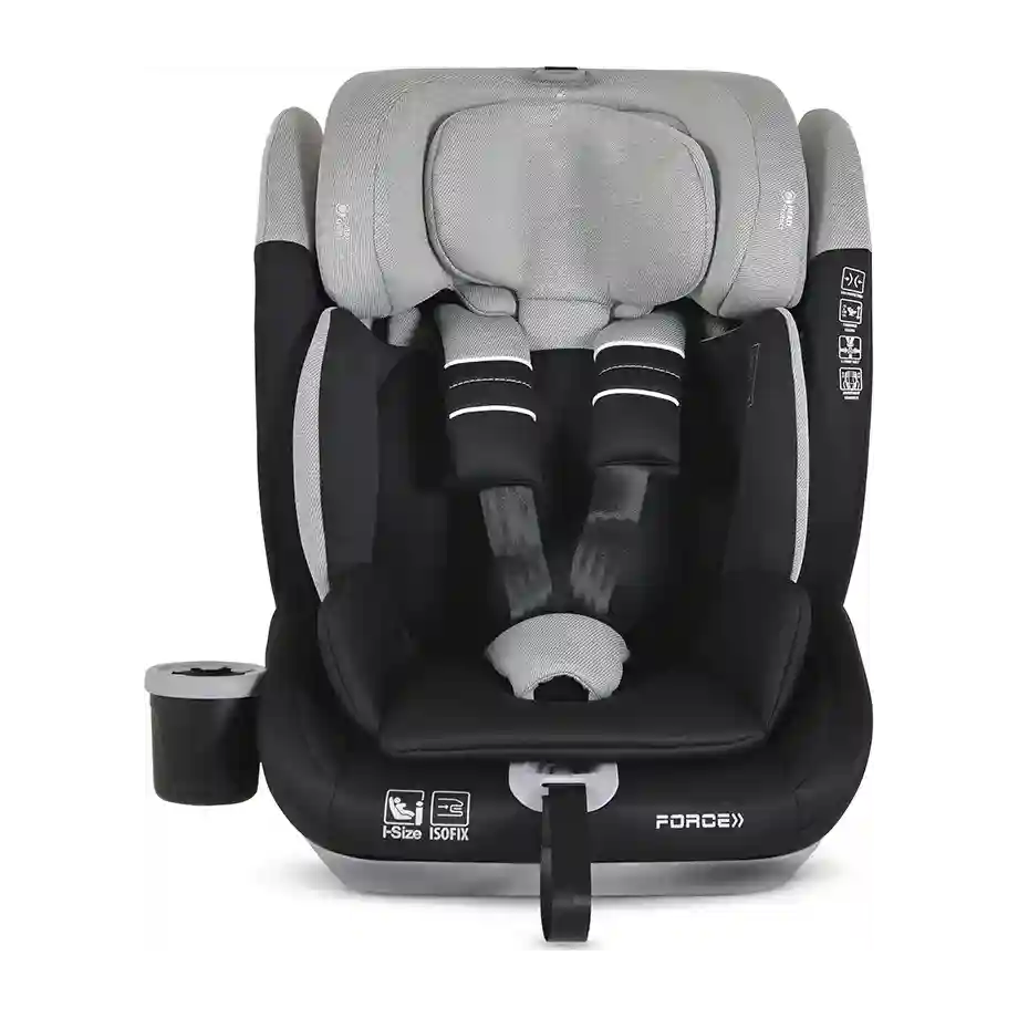 AUTO SEDIŠTE CANGAROO Force 76-150 cm – Grey Auto sediste Force 76 150 cm Grey sa prednje strane