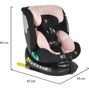 auto sedište Moni Serengeti I-size 40-150 cm Gently Pink detalj