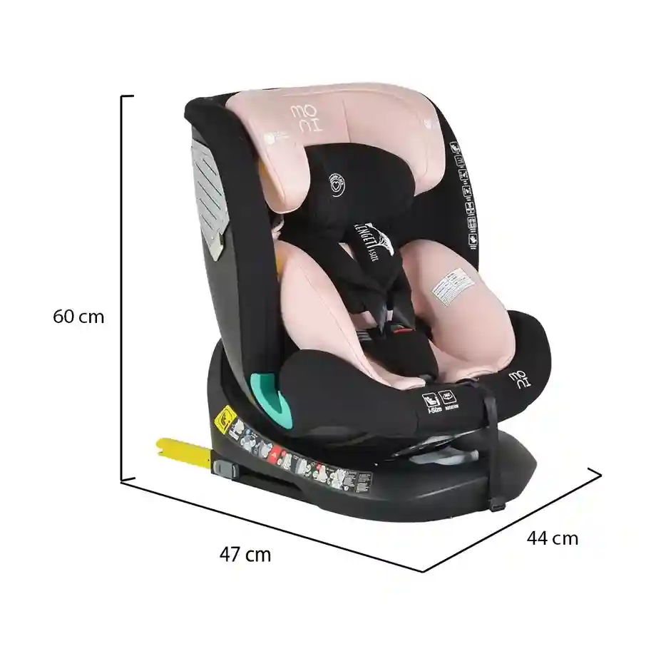 auto sedište Moni Serengeti I-size 40-150 cm Gently Pink detalj
