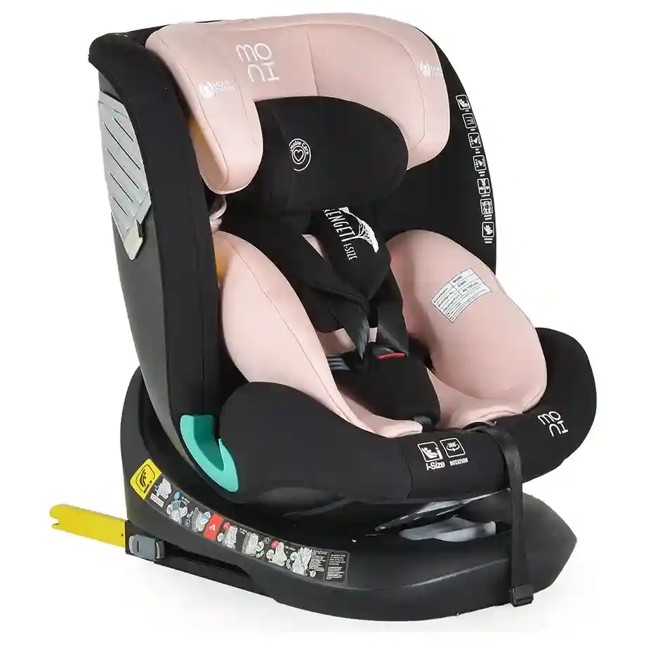 auto sedište Moni Serengeti I-size 40-150 cm Gently Pink bliži prikaz