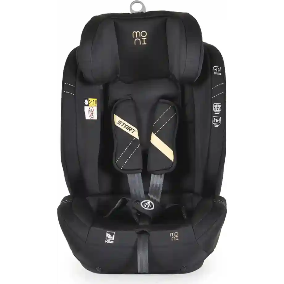Auto sediste Start 76 150 cm Black podesiv naslon za glavu 1