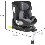 AUTO SEDIŠTE CANGAROO ROTACIONO 360 iSmart i-Size 40-150cm Black AUTO SEDIŠTE CANGAROO ROTACIONO 360 iSmart i-Size 40-150cm Black - Slika 3