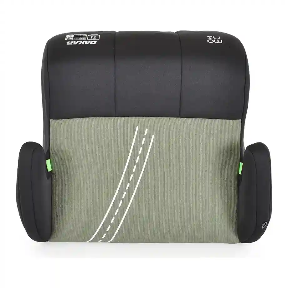 Autosediste buster Dakar 125 150cm olive green prikaz detaljnog sedalnog dela