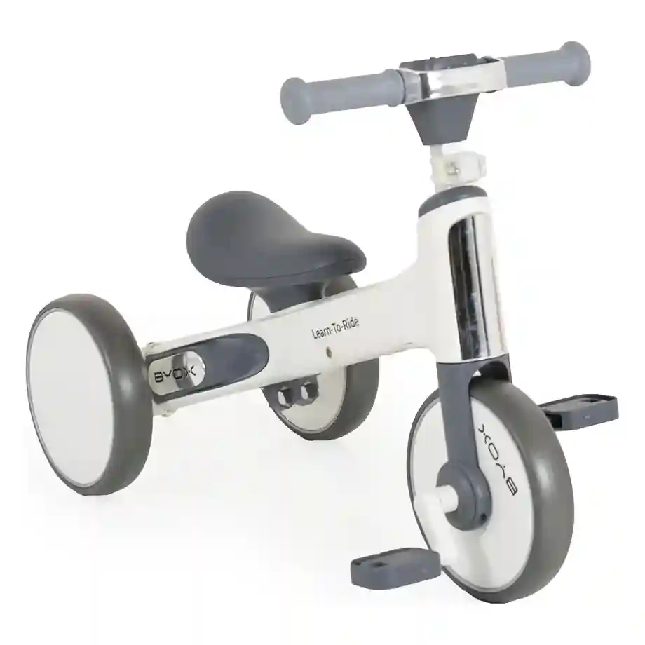 BYOX Balance Bike Learn to Ride 2in1 White