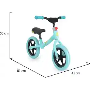 Balans bicikl 2B plavi – dimenzije 81x41x55 cm i visina sedišta 35–45 cm