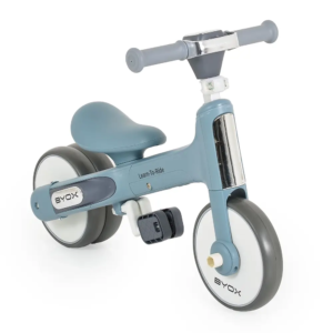 Learn to Ride 2in1 plavi – Byox balans bicikl sa stalkom za pedale ispod sedišta