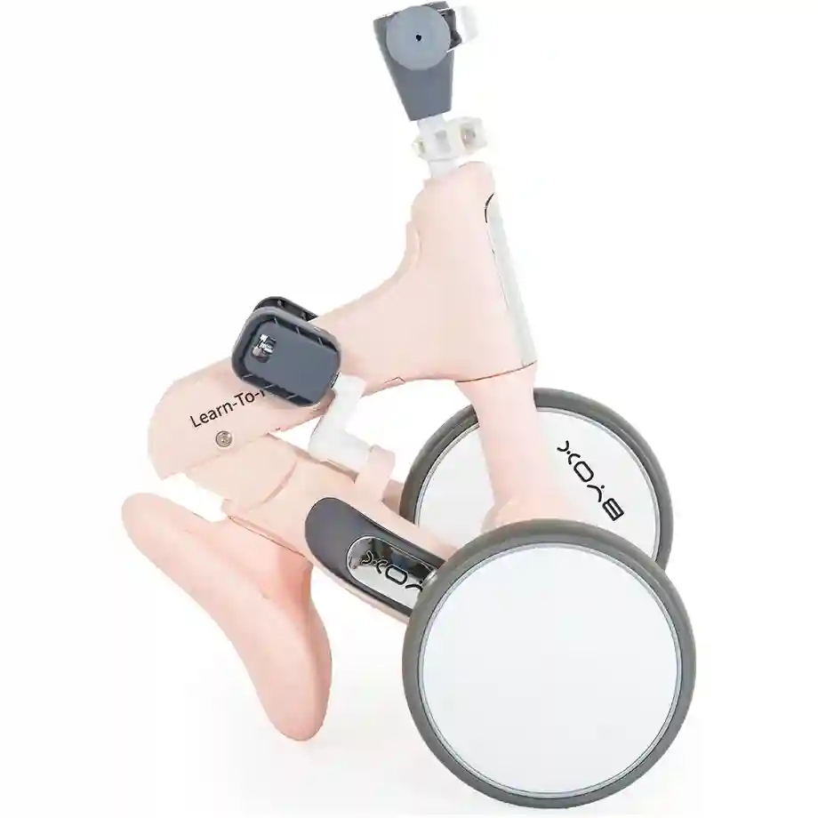 Balance Bike Learn to Ride 2in1 Pink mogucnost sklapanja u kompaktne dimenzije