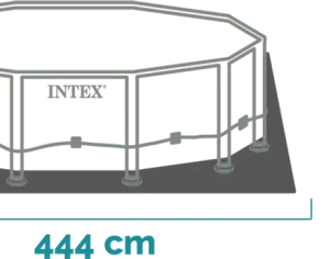 BAZEN SA METALNOM KONSTRUKCIJOM 4.27m x 1.05m 14/26720NPI-50 - Slika 4