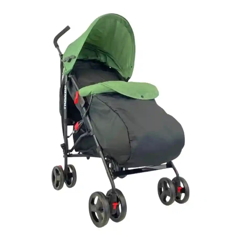 Kisobran kolica za bebe Siena Green sa zimskom navlakom