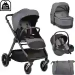 Kolica za bebe Macan 3u1 iSize sedište – Grey 0+ - Slika 1