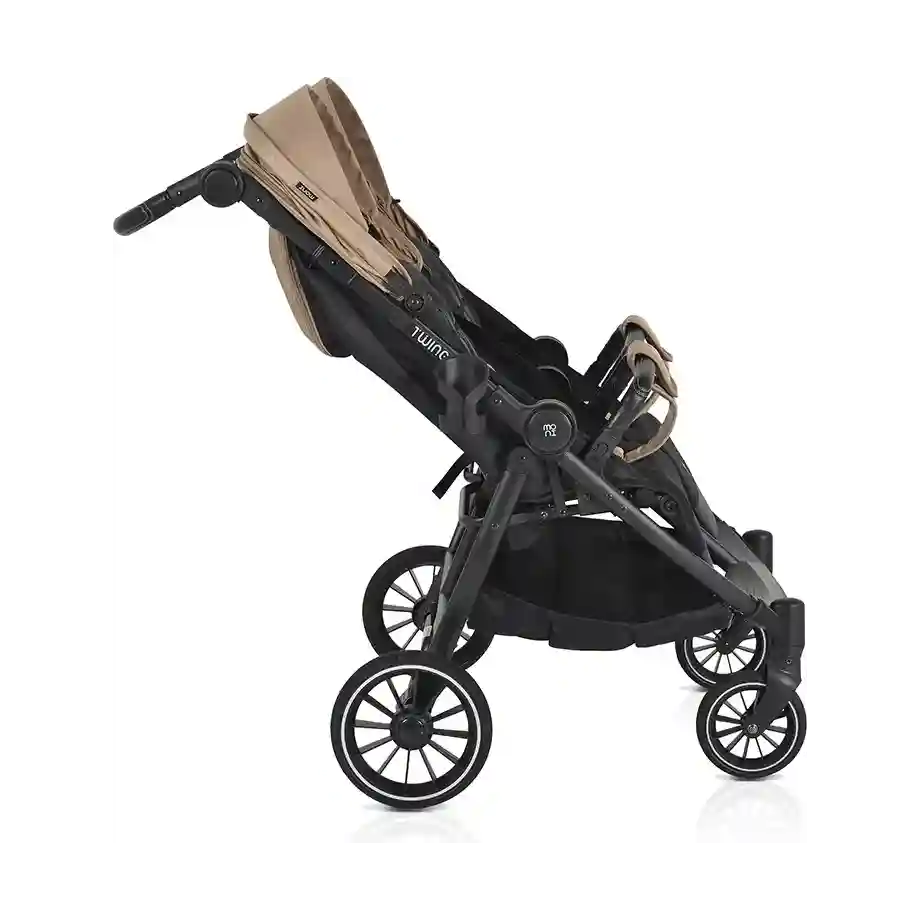 KOLICA ZA BLIZANCE TwinGo – Camel Kolica za blizance TwinGo Camel podesiva tenda i rucka