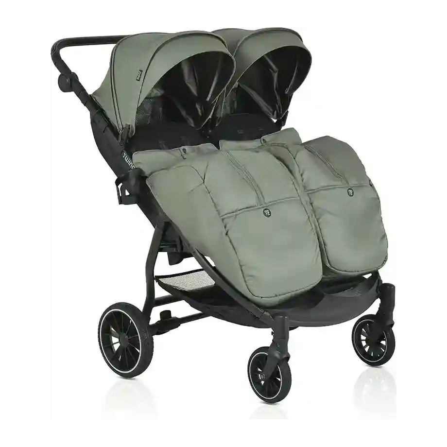 Kolica za blizance TwinGo Mineral Green