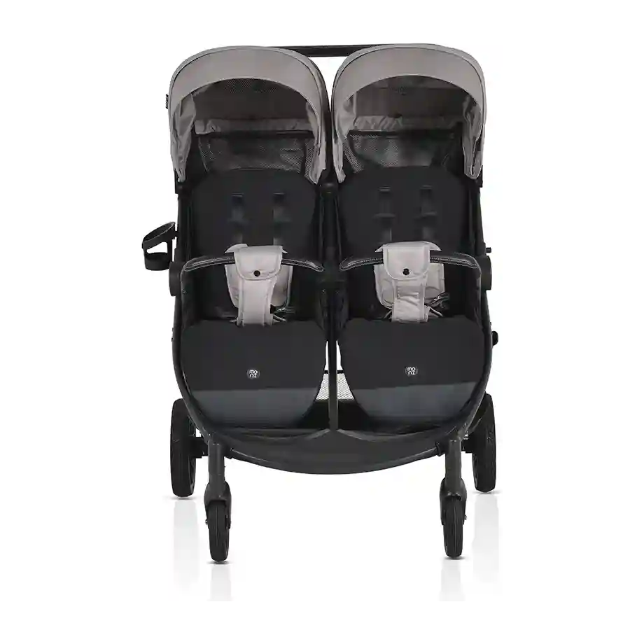 KOLICA ZA BLIZANCE TwinGo – Silver Kolica za blizance TwinGo Silver prednji deo 1