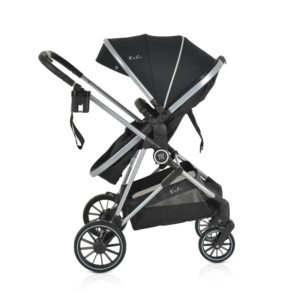 KOMBINOVANA KOLICA ZA BEBE Kali Black Reverzibilno sedište na kolicima Kali black