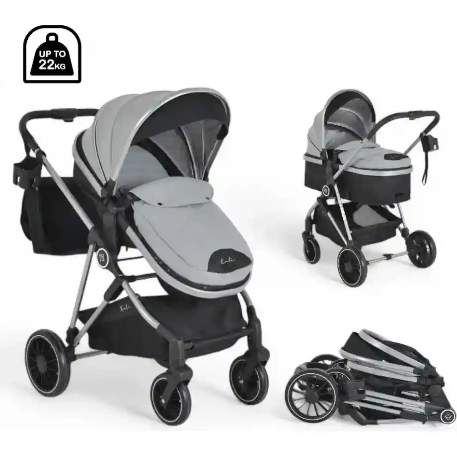 Kombinovana kolica za bebe Kali Grey 3