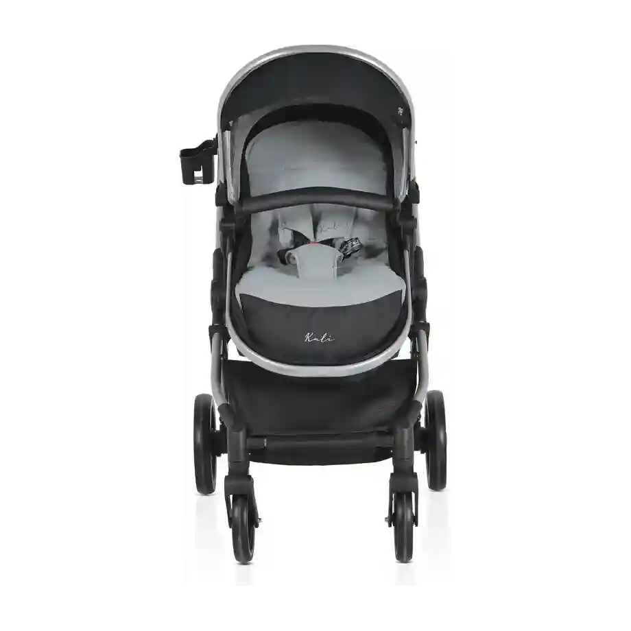 Kombinovana kolica za bebe Kali Grey prednja strana