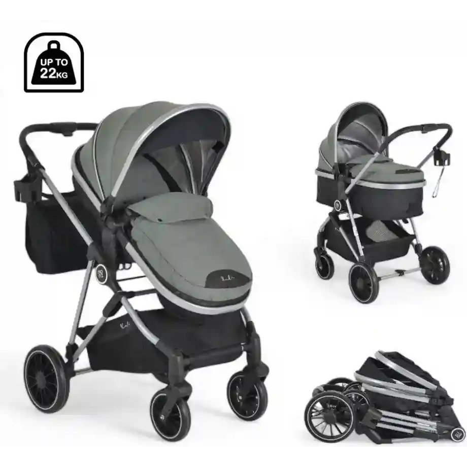 Kombinovana kolica za bebe Kali Olive Green 1