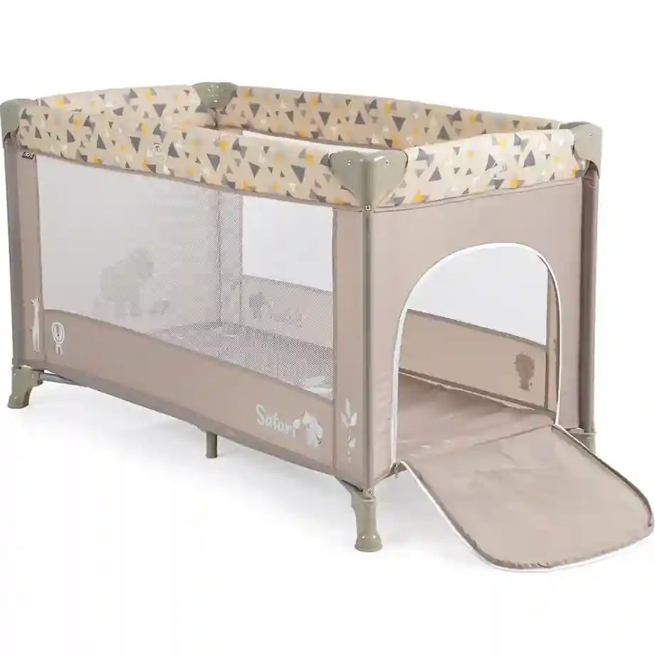 Prenosivi krevetac Safari Beige Bocni pristup sa rajsferslusom