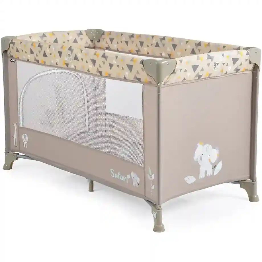 Prenosivi krevetac Safari Beige bocna strana