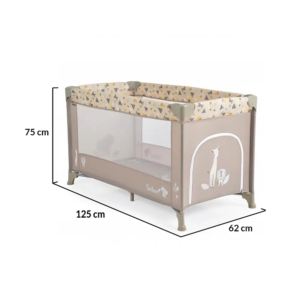 Moni Prenosivi krevetac Safari – Beige Moni Prenosivi krevetac Safari – Beige - Slika 4