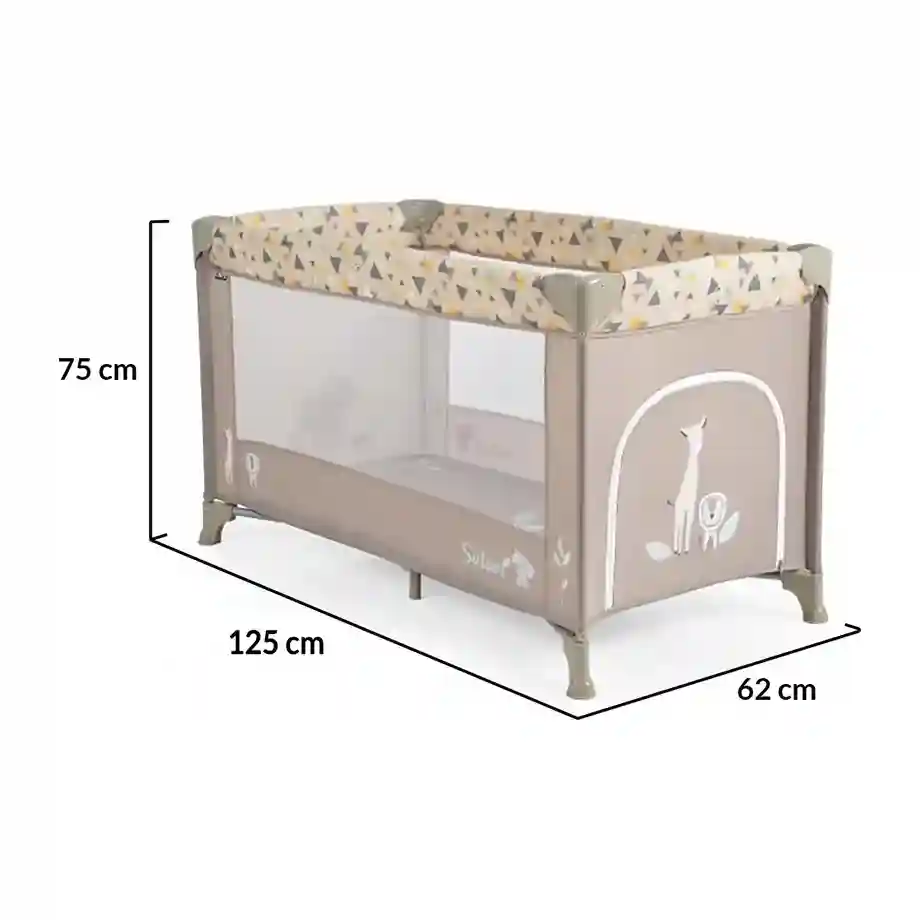 Prenosivi krevetac Safari Beige dimenzije