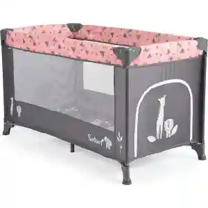 Moni Prenosivi krevetac Safari – Pink