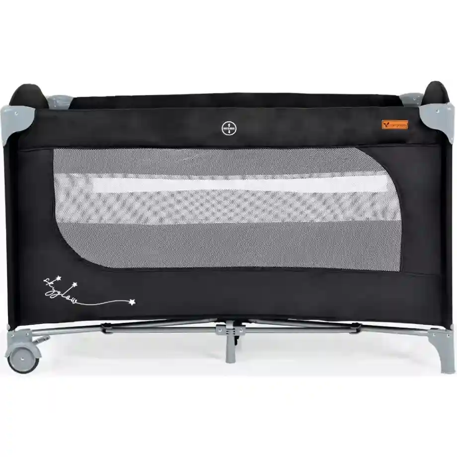 Prenosivi krevetac za bebe Cangaroo Skyglow boja Crna 4