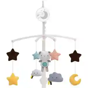 Vrteška za krevetac Dreamy siva