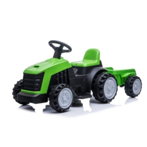 TRAKTOR SA PRIKOLICOM NA AKUMULATOR ZELENI 11/1908-1 TRAKTOR SA PRIKOLICOM NA AKUMULATOR