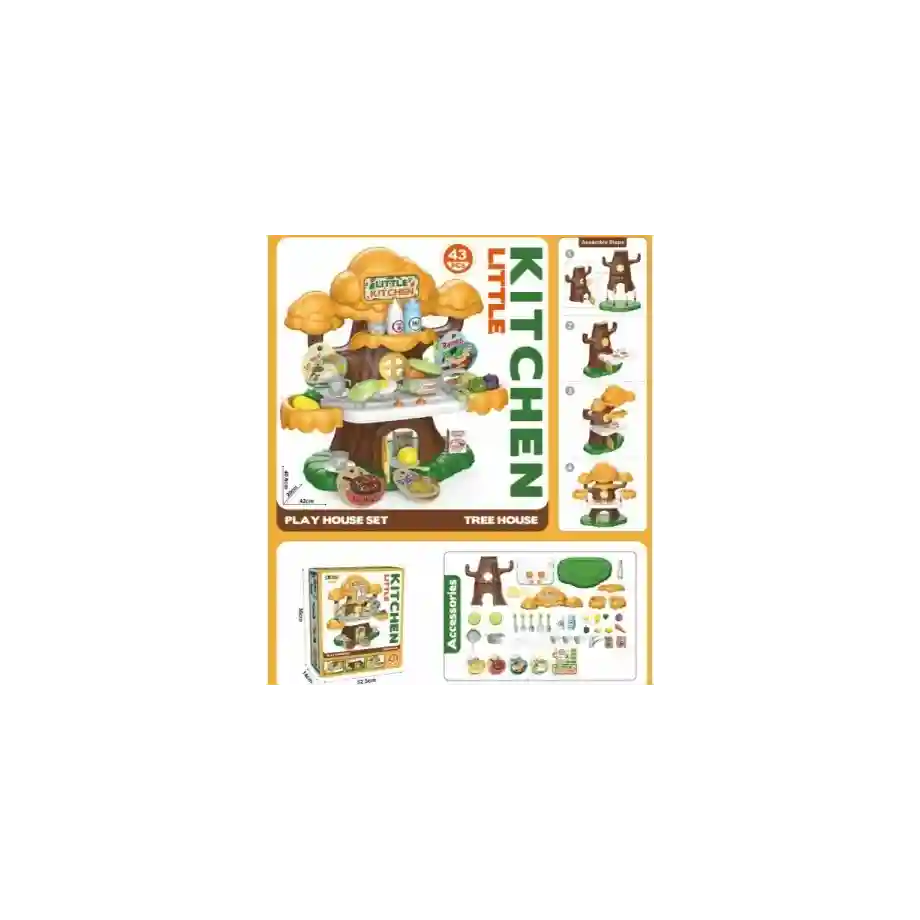 KUCICA SA KUHINJOM NA DRVETU 43 PCS87/71439-50