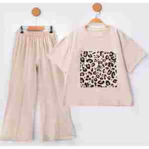 Komplet 7-10 godina sa tigrastim printom-DEČIJA ODEĆA