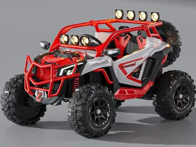 OFF-ROAD AUTOMOBIL MODEL 2209 - CRVENI