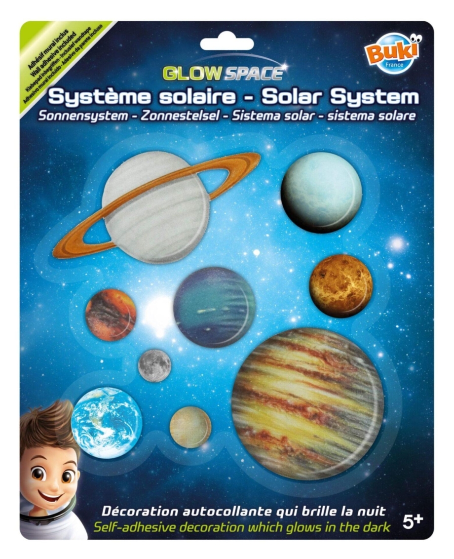 Solarni sistem - Buki Solarni sistem Buki — fosforescentne planete za lepljenje na zid ili plafon