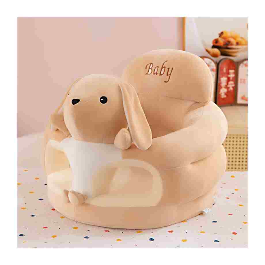 foteljica za bebe baby dog brown od pliša detalj