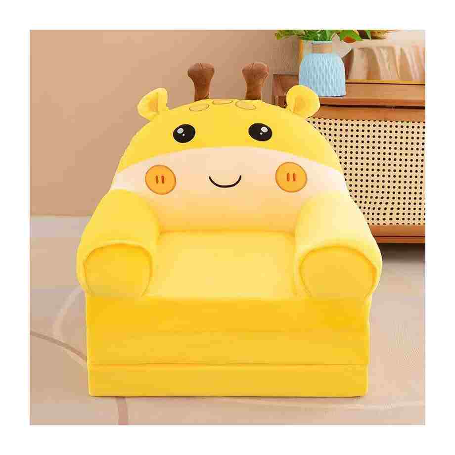 foteljica za decu giraffe u nežnoj boji